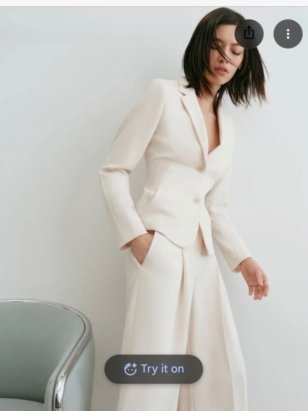 Theory Women's Admiral Crepe Shaped Blazer